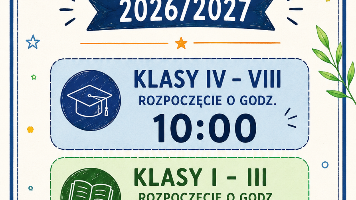 rozpoczęcie roku szkolnego 2026-2027