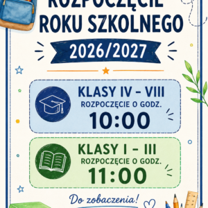 rozpoczęcie roku szkolnego 2026-2027